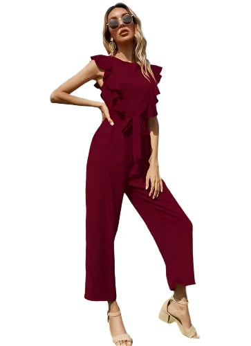 Plain Ladies Fancy Jumpsuit